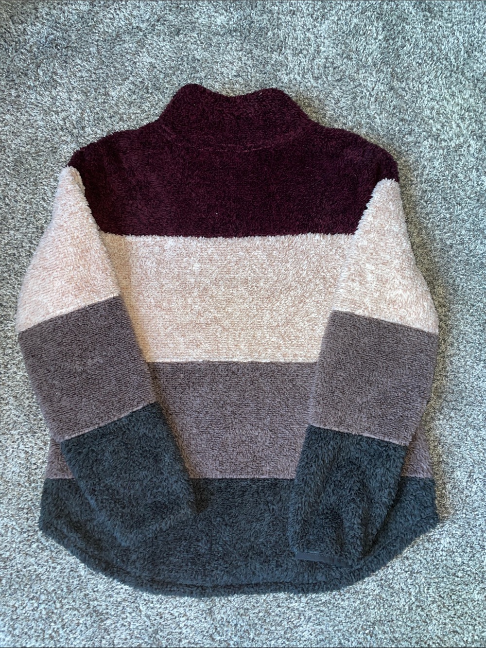 Maurices Cozy Colorblock Half-Zip Women's Sweater. Size Medium - Picture 2 of 4
